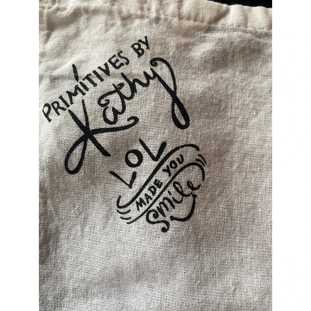 NWT Primitive by Kathy Wine Makes Me Awesome White Tea Towel